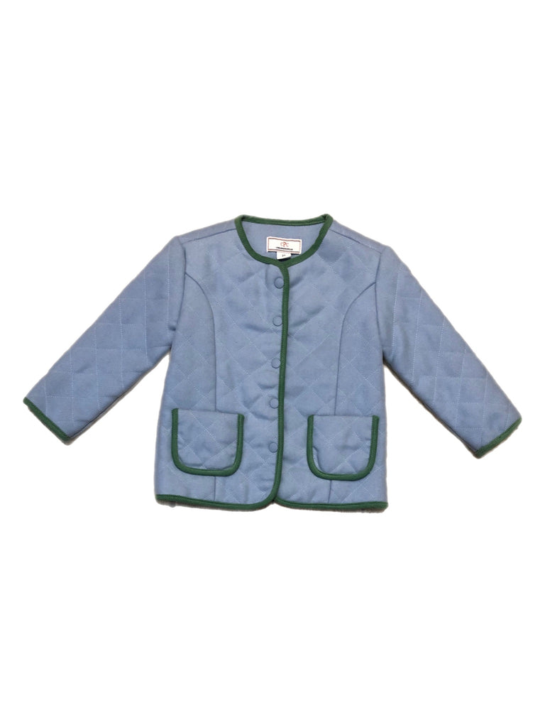 Cerulean Quilted Jacket