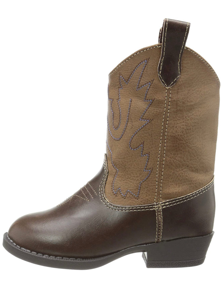 Brown/Taupe Cowboy Boots