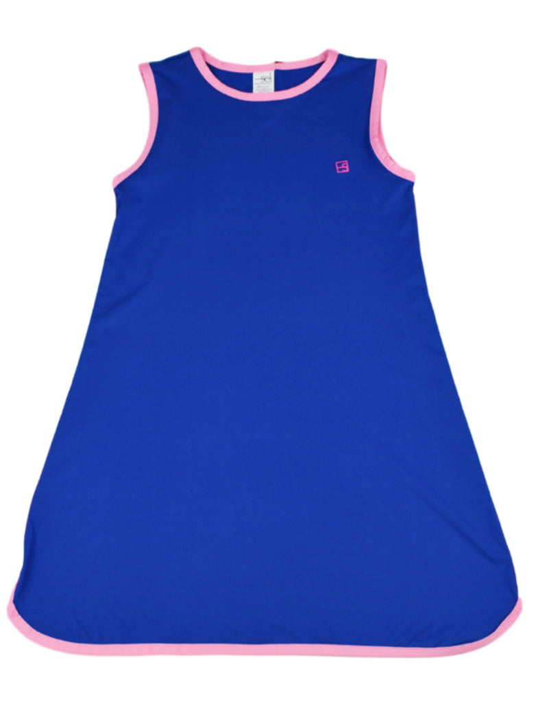 Royal/Pink Tinsley Tennis Dress