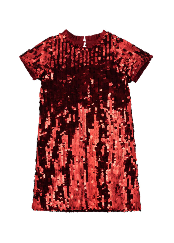 Red Sequin Party Dress